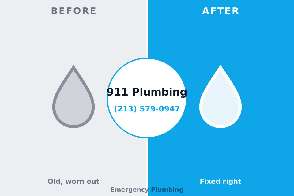 Before and after: plumbing company Estherville, IA